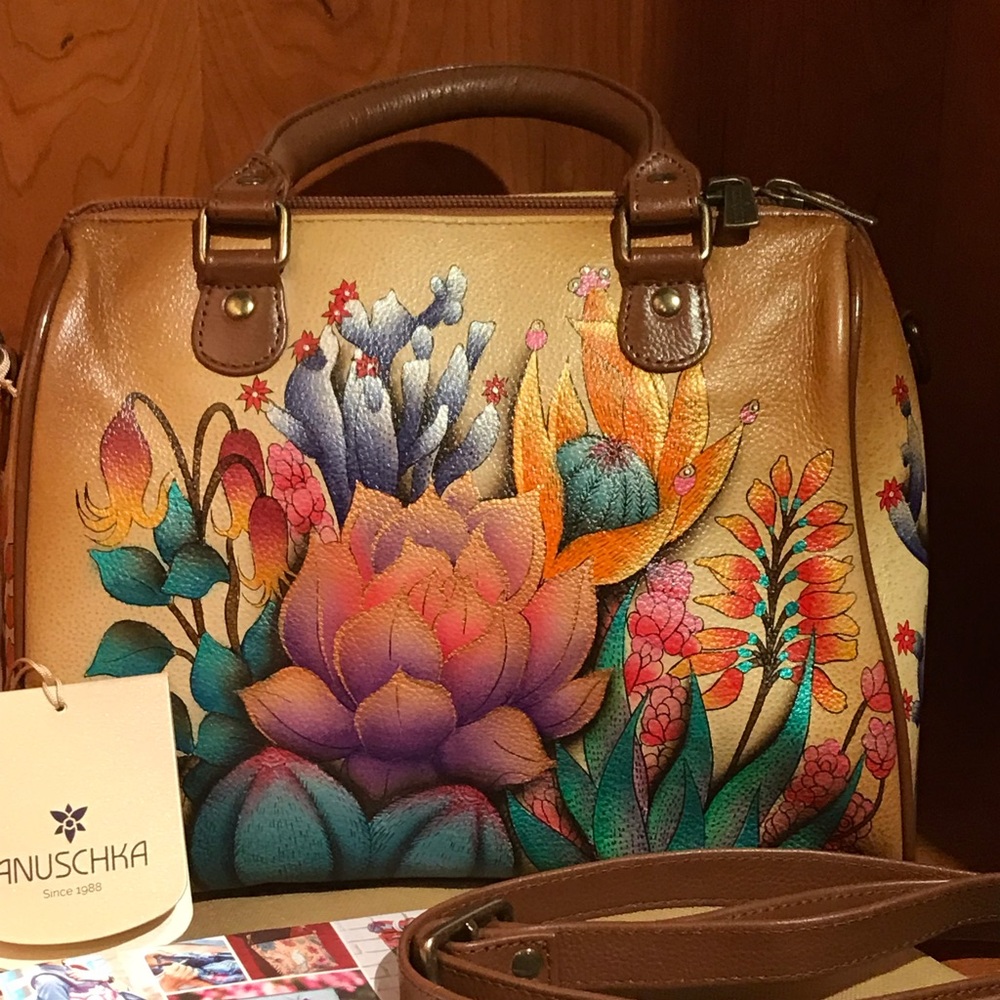 Anuschka Earth Song Divided Classic Satchel